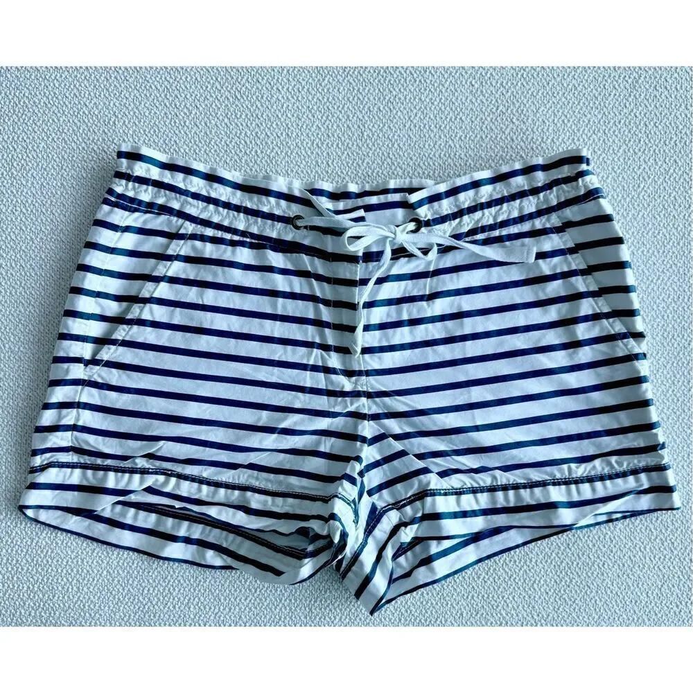 J.CREW Nautical Striped Swim Shorts – Fast-Drying & Classic